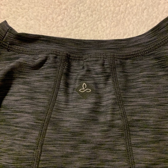 Prana Bodycon Midi Vertex Dress Heathered Grey Exercise - Picture 9 of 14